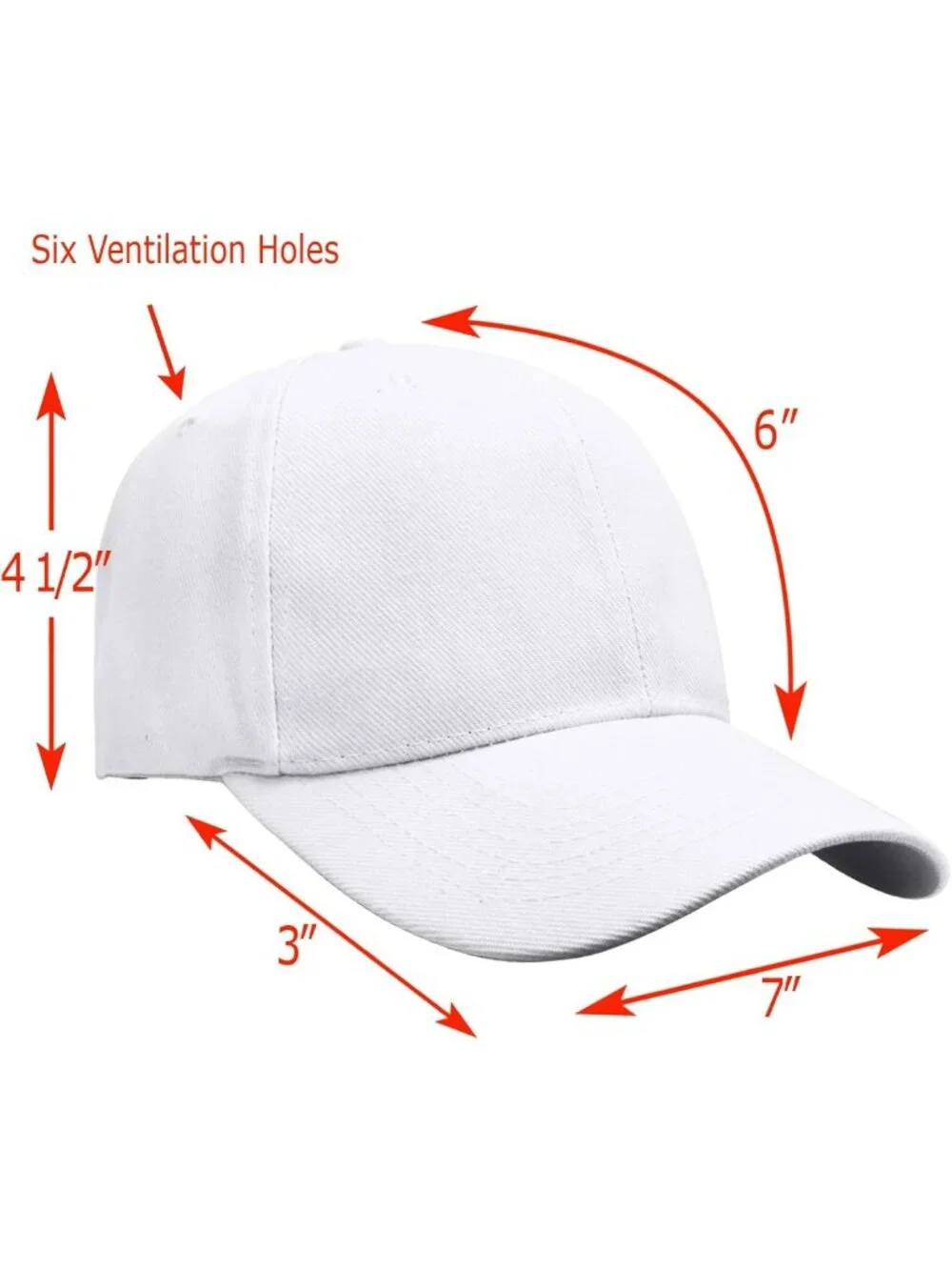 12-Pack Adjustable Baseball Caps - Plain Solid Color Bulk Lot for Customization